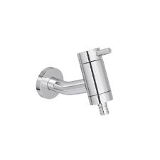 Torneira de Parede para Jardim e Tanque com Adaptador de Mangueira Link Cromado