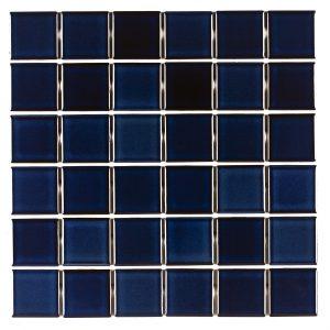 Pastilha de Porcelana 5x5 Cobalto Esmaltado - SG8403 (Caixa 1,41M)