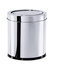 Lixeira com Tampa Basculante 5,4L Inox
