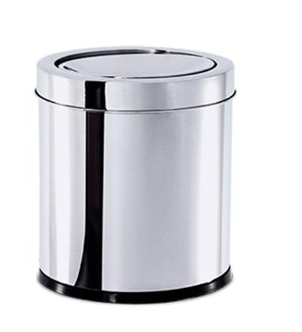 Lixeira com Tampa Basculante 5,4L Inox