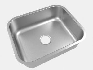 Cuba Simples Luxo 50X40 CS-50 com Vlvula Inox Escovado