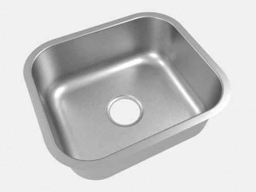 Cuba Simples Extra 40X34 CS-40 3 1/2 com Vlvula Inox Escovado