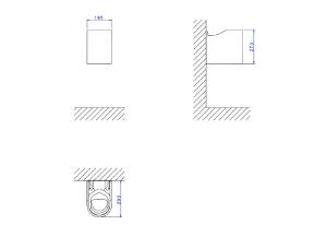 Coluna para Lavatrio Suspensa Branco - CS.39.17