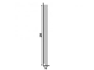 Rodap 520 Branco 25cm