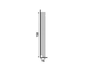 Rodap 518 Cinza Glacial 15cm