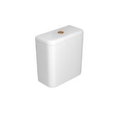 Caixa Acoplada com Acionamento Duo Carrarra/Nuova Branco e Gold Matte - CD.11F.GL.MT.17