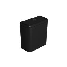 Caixa Acoplada com Acionamento Duo Carrarra/Nuova bano e Black Noir - CD.11F.BL.NO.95