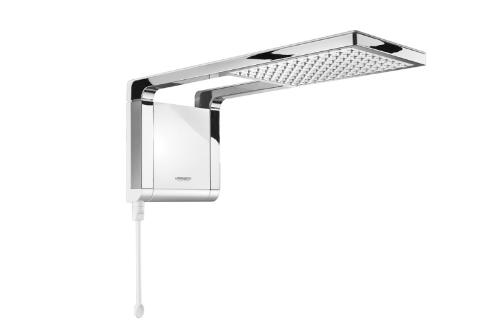 Chuveiro Acqua Storn Ultra Eletrnico 220V 6800W Branco e Cromado