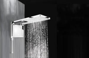 Chuveiro Acqua Storn Ultra Eletrnico 220V 6800W Branco e Cromado