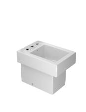 Bid com 3 Furos Quadratta Branco- B.44.17