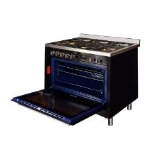 Fogo a Gs 5 Queimadores Preto