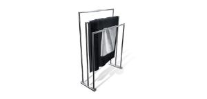 Toalheiro Triplo Arch Chrome