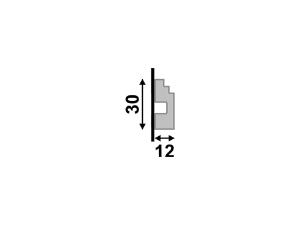 Rodap 542 Branco 3cm