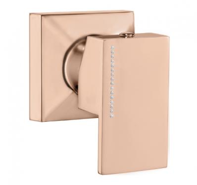 Acabamento para Registro de Presso e Gaveta Base Deca 1/2 e 3/4 Quadro Fashion Rose Gold
