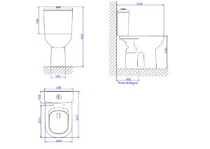 Bacia para Caixa Acoplada Vogue Plus Branco - P.515.17