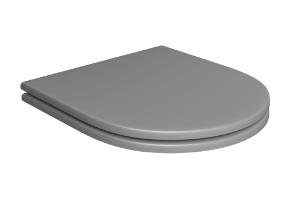 Assento Polister Slow Close Carrara/Lk/Nuova/Level Cinza Fosco / Gold Matte