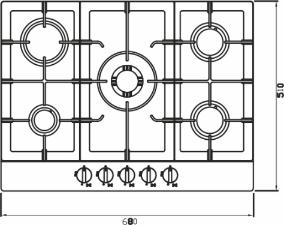 Cooktop Zurique a Gs 70Cm