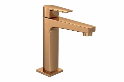 Torneira para Lavatrio de Mesa Bica Mdia Level Red Gold