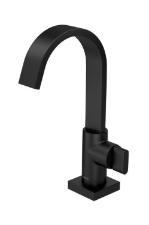 Torneira para Lavatrio de Mesa Bica Alta Polo Black Matte