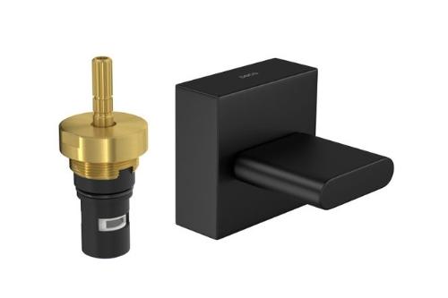 Acabamento para Registro de Presso 1/2 e 3/4 Polo Black Matte