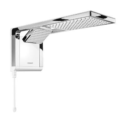 Chuveiro Acqua Duo Ultra Eletrnico Com Ducha 220V 6800W Branco e Cromado