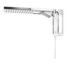 Chuveiro Acqua Duo Ultra Eletrnico Com Ducha 220V 6800W Branco e Cromado