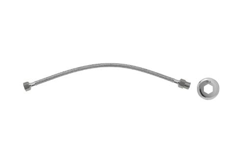 Ligao Flexvel Malha de Ao 50cm Cromado