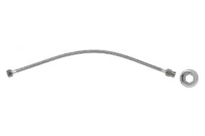 Ligao Flexvel Malha de Ao 60cm Cromado