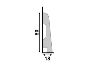 Rodap 565 Marfim Natural 8cm