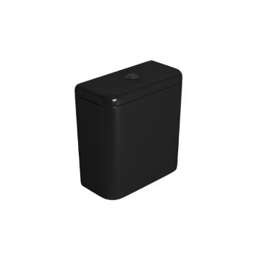 Caixa Acoplada com Acionamento Duo Carrarra/Nuova bano e Black Matte - CD.11F.BL.MT.95