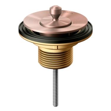 Vlvula de Escoamento Universal Arte com Tampa de Metal Cobre Escovado