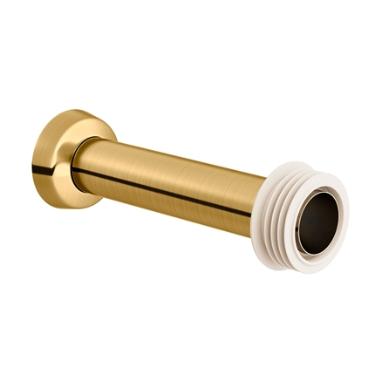 Tubo de Ligao 30 cm Ouro Escovado