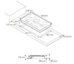 Cooktop PM36 500 X