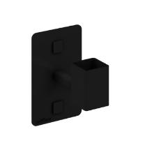 Toalheiro Eltrico 5 Barras Delocatto Inox Preto Fosco 220 V