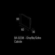 Cabide One/Be/Soho Cromado