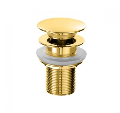 Vlvula para Lavtorio Click-Clac com Acionamneto Direto Componentes Dourado