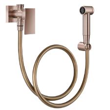 Ducha Higinica com Registro e Derivao New Edge Cobre Escovado