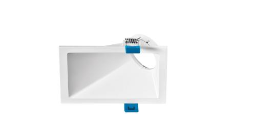 Embutido Angular Square Mr 16 40 15w Branco