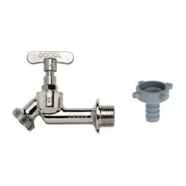 Torneira Angular 1122 para Jardim 1/2 e 3/4 Lato Cromado