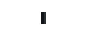 Arandela Wall Mini 2 Fachos Abertos 5w 3000k Preto