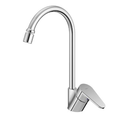Misturador Monocomando para Cozinha de Mesa Bica Alta Gali Cromado