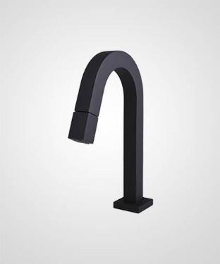 Torneira para Lavatrio de Mesa Bica Baixa Open Preto Fosco