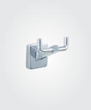 Cabide Duplo Square Cromado