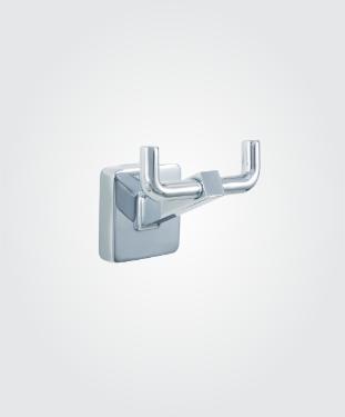 Cabide Duplo Square Cromado