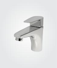 Misturador Monocomando para Lavatrio de Mesa Bica Baixa Led Cromado