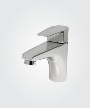 Misturador Monocomando para Lavatrio de Mesa Bica Baixa Led Cromado