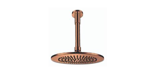 Chuveiro com Tubo de Teto Moove Rose Gold