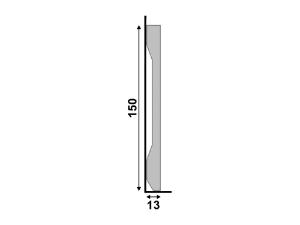 Rodap 151 Branco 15cm