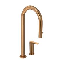 Bica Monocomando para Cozinha de Mesa Deca You Curva Red Gold