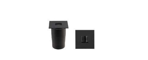 Embutido de Solo Line 4 6w 3000k Preto